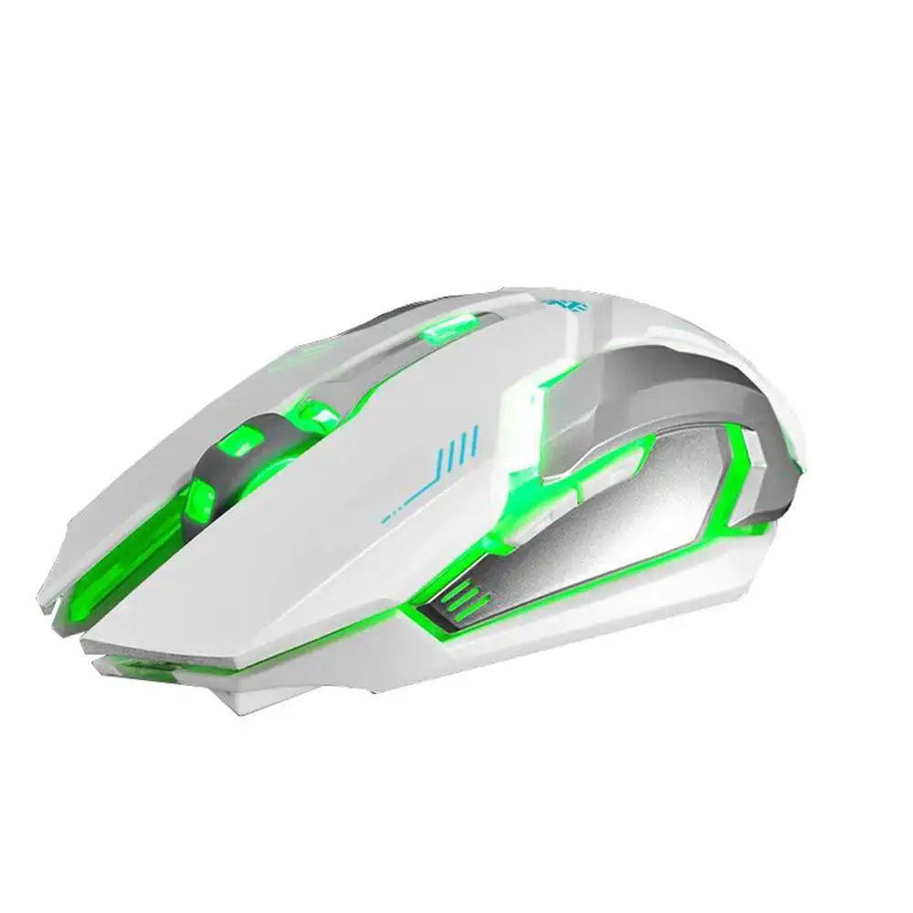 Light Up Your Game Wireless Silent LED Gaming Mouse - Mobile & Laptop Accessories