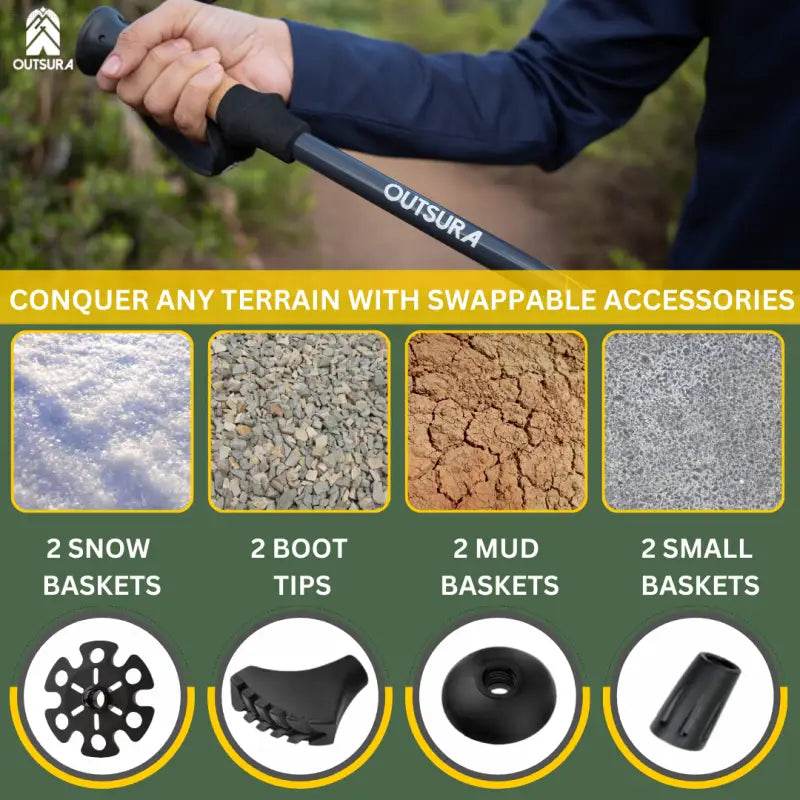 Lightweight Carbon Fiber Hiking Poles for Ultimate Support