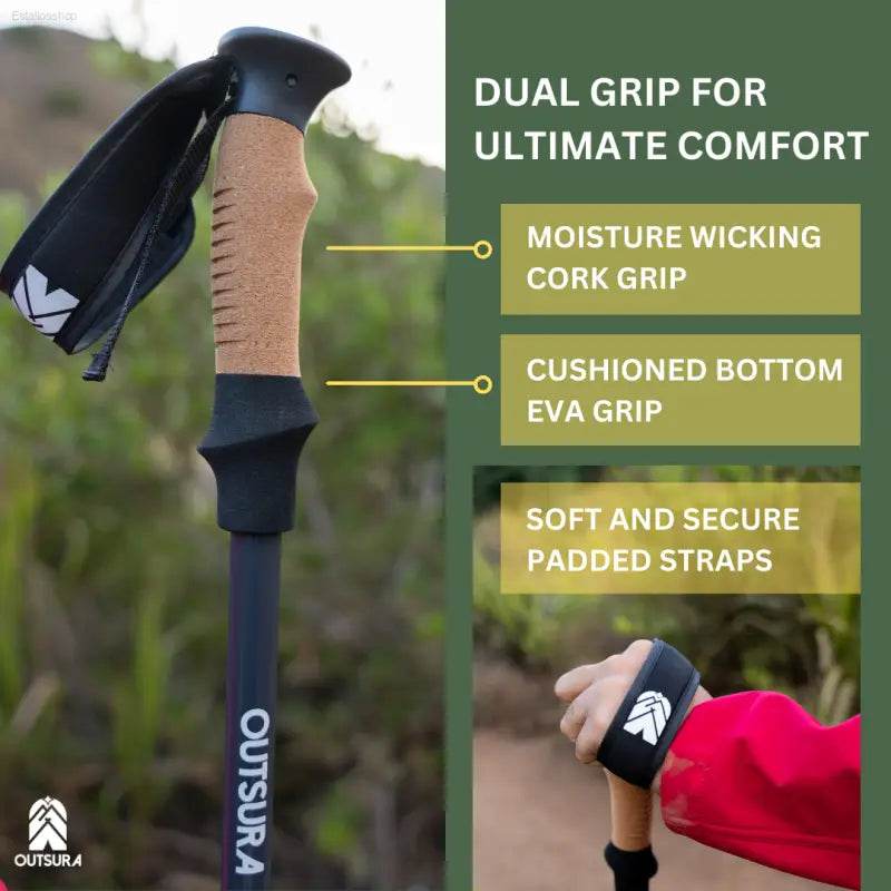 Lightweight Carbon Fiber Hiking Poles for Ultimate Support