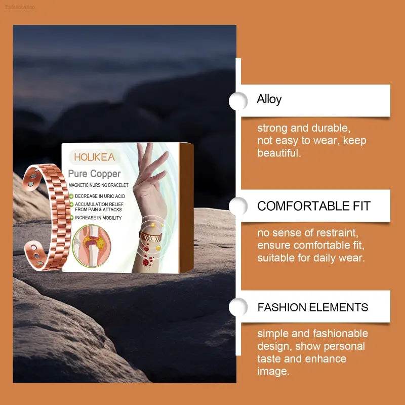 Lightweight Men's Health Bracelet for Comfort and Style - Estalios