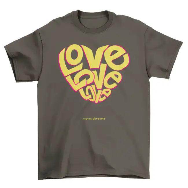 Vibrant Heart Tees: Bold Black and Lilac Styles for You - Estalios