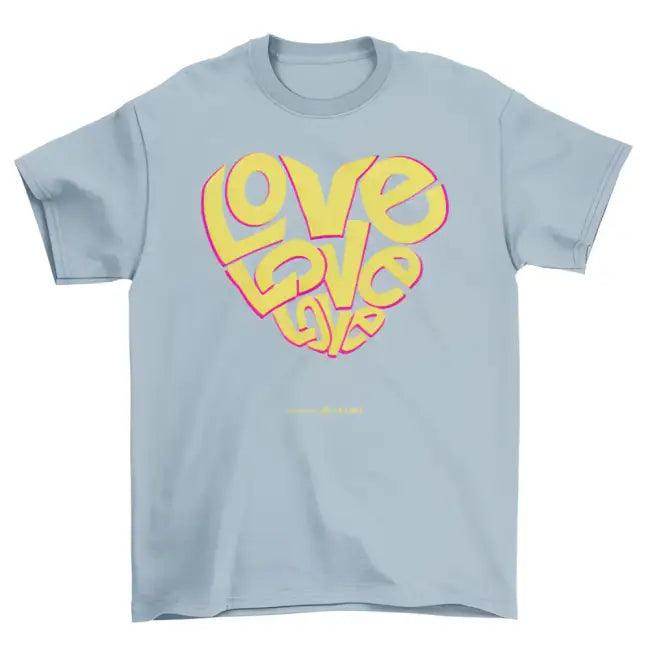Vibrant Heart Tees: Bold Black and Lilac Styles for You - Estalios