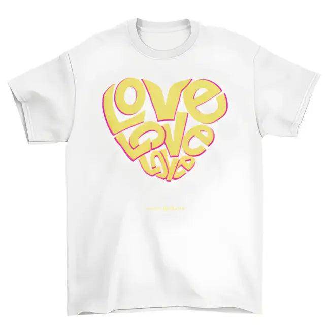 Vibrant Heart Tees: Bold Black and Lilac Styles for You - Estalios