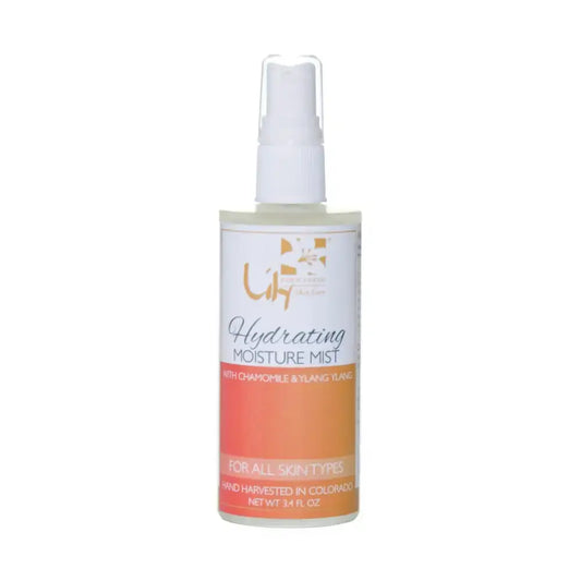 Lily Hydrating Mist Sweet Floral Bliss in a spray bottle for a refreshing, hydrating moisture mist