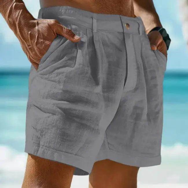 Men’s Chill Linen Shorts for Ultimate Summer Comfort - Estalios