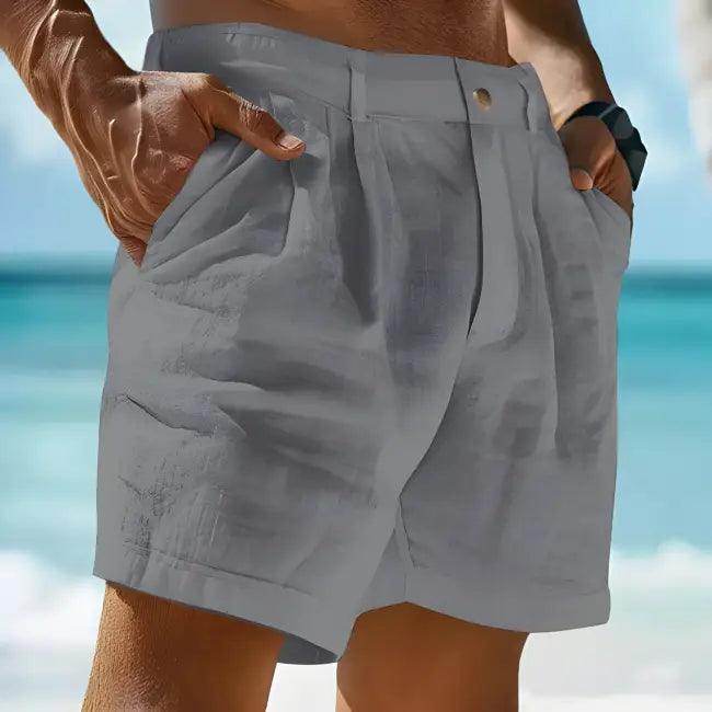 Men’s Chill Linen Shorts for Ultimate Summer Comfort - Estalios