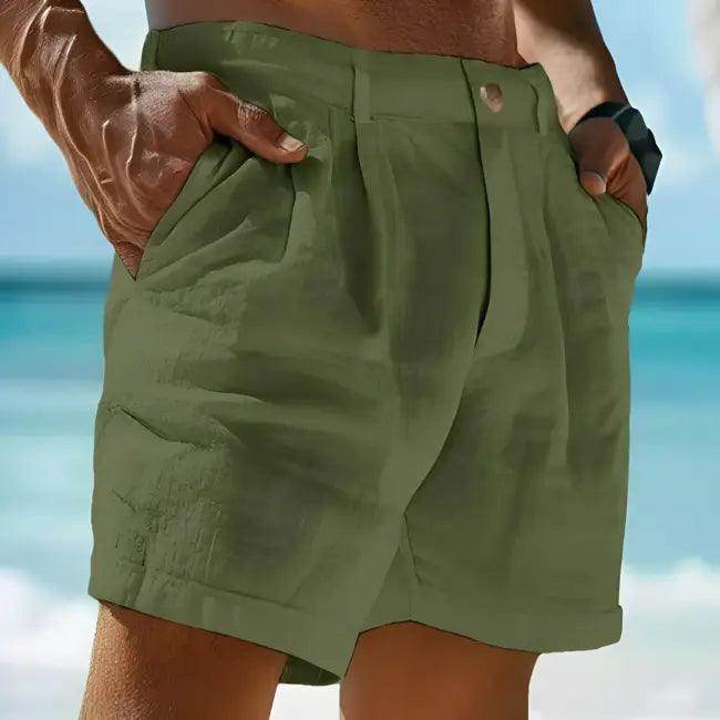 Men’s Chill Linen Shorts for Ultimate Summer Comfort - Estalios