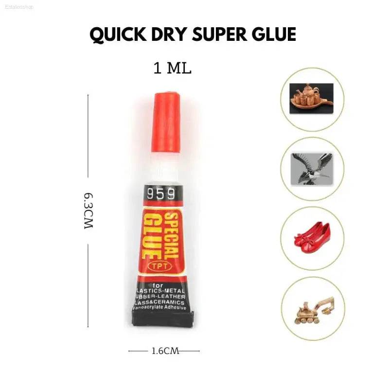 Liquid Super Glue Gel for Fast Bonding of All Materials - Estalios
