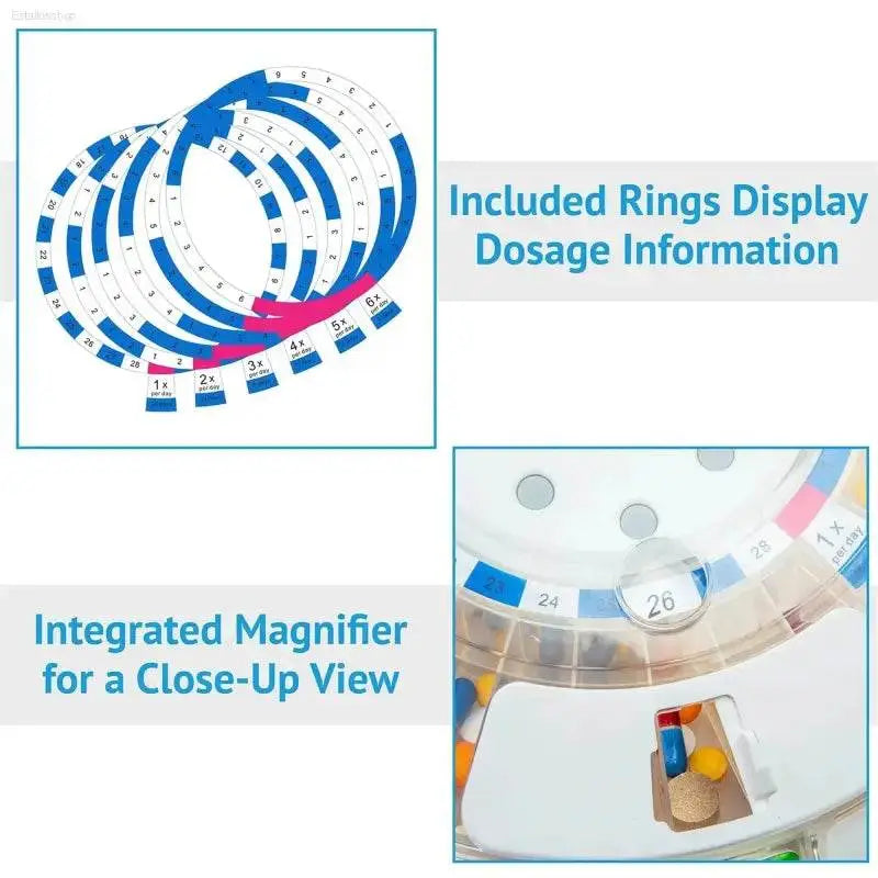 LiveFine Automatic Pill Dispenser with 28-Day Organizer for Efficient Medication Management
