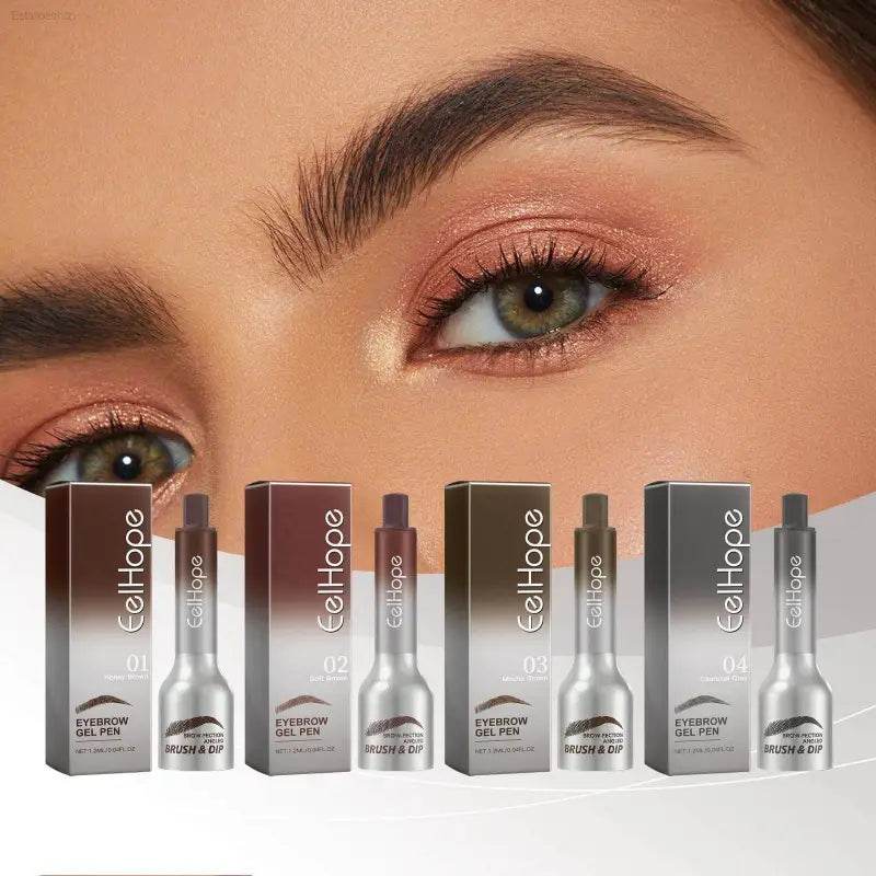 Long-Lasting Air Cushion Brow Cream for Natural Shaped Eyebrows - Estalios