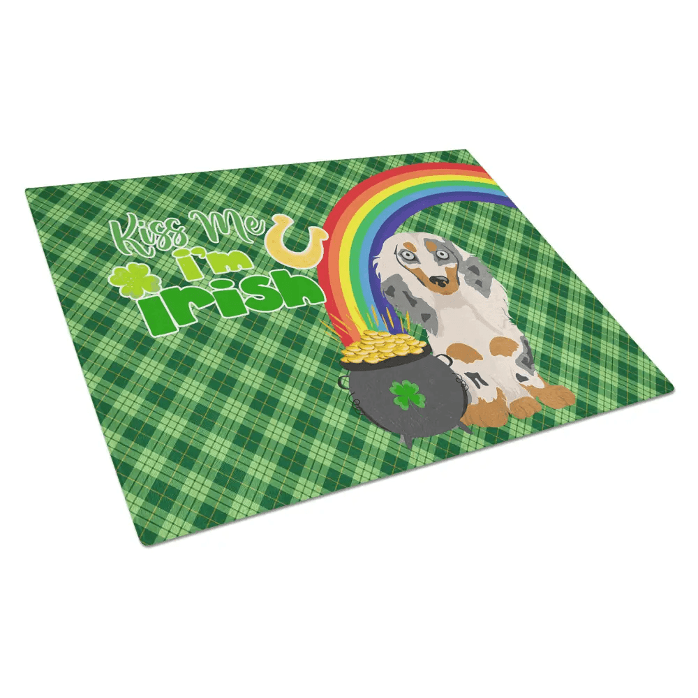 Lucky Dachshund St. Patrick's Day Cutting Board Set Looking for a Festive Way to Celebrate Saint Patrick's Day in your Kitchen? - Estalios