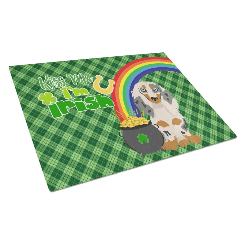 Lucky Dachshund St. Patrick's Day Cutting Board Set Looking for a Festive Way to Celebrate Saint Patrick's Day in your Kitchen? - Estalios