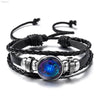Luminous Zodiac Sign Wrap Bracelets with Vintage Multilayer Leather for Stylish Men and Women offer cosmic charm and elegance.