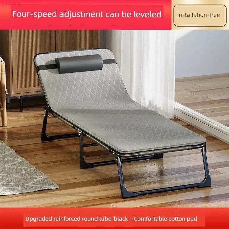 Lunch Break Folding Bed Single Bed Office Siesta Appliance Simple Bed For Home Portable Recliner Multifunctional Camp Bed - Estalios