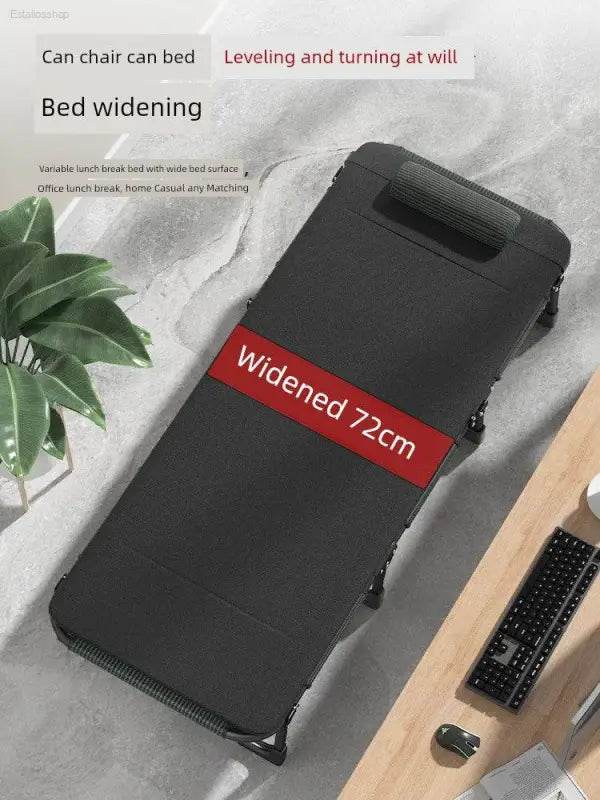 Lunch Break Folding Bed Single Bed Office Siesta Appliance Simple Bed For Home Portable Recliner Multifunctional Camp Bed - Estalios