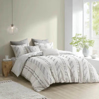 Dreamy Neutrals: White and Gray Bedding Bliss! - Estalios