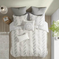 Dreamy Neutrals: White and Gray Bedding Bliss! - Estalios