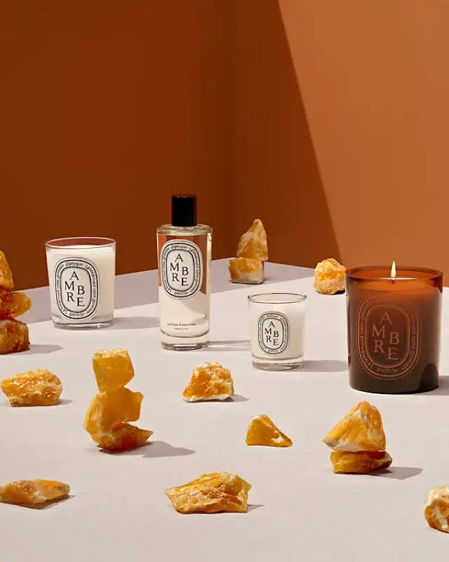 🕯️ Luxurious Aroma – Diptyque Ambre Scented Candle 10.6 Oz | Perfect for Creating a Cozy Atmosphere - 10.6 oz