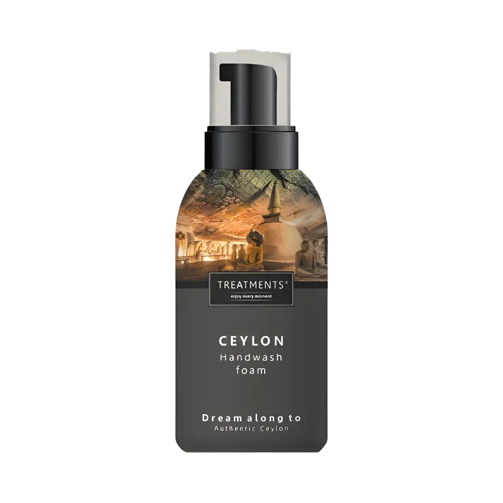 Luxurious Ceylon Handwash Foam in a pump bottle - Treatments TC18 for a refreshing cleanse