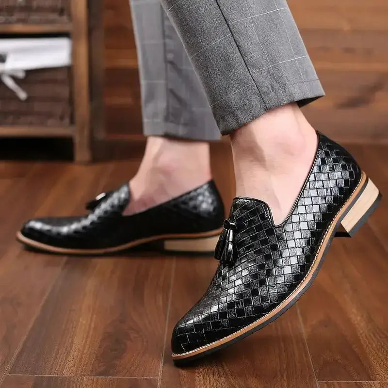 Luxurious Men's Tassel Slip - On Shoes with Comfortable Fit for Stylish Casual Wear - EstaliosShop