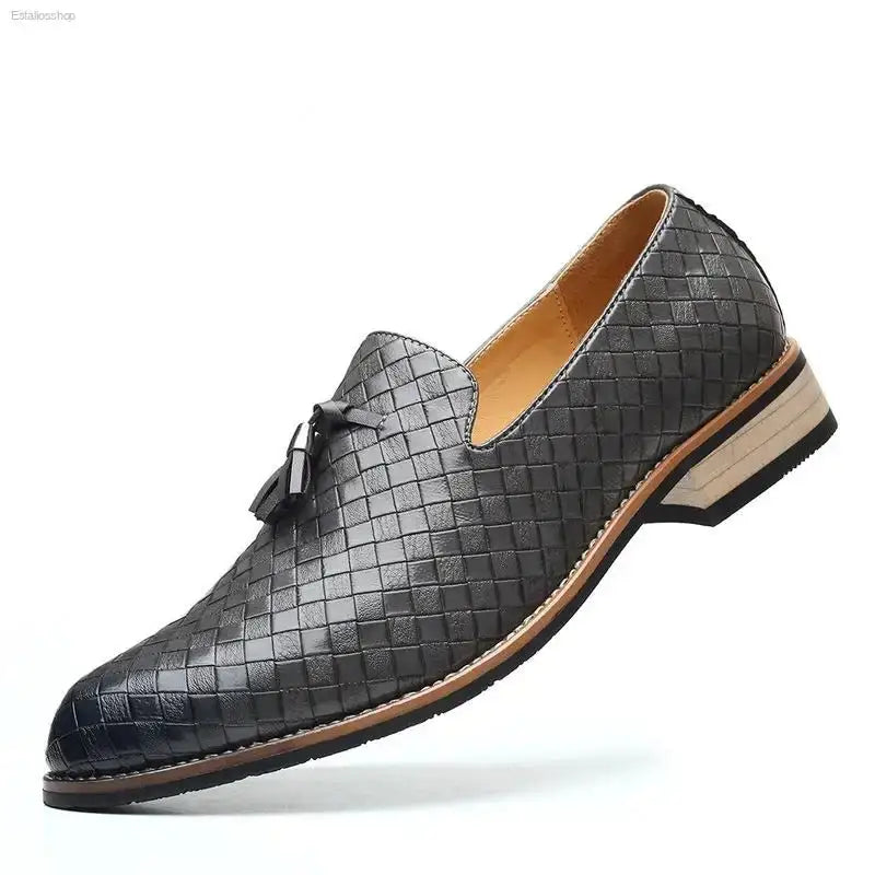 Luxurious Men's Tassel Slip - On Shoes with Comfortable Fit for Stylish Casual Wear - EstaliosShop