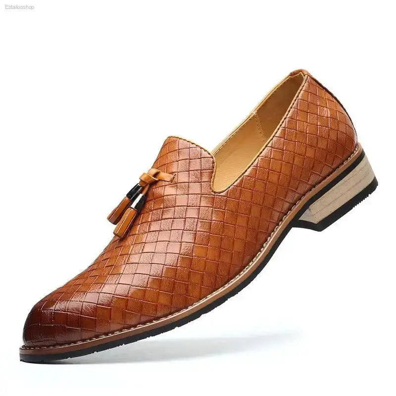 Luxurious Men's Tassel Slip - On Shoes with Comfortable Fit for Stylish Casual Wear - EstaliosShop