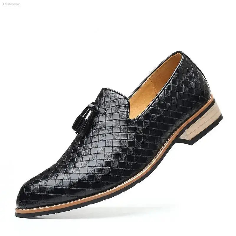 Luxurious Men's Tassel Slip - On Shoes with Comfortable Fit for Stylish Casual Wear - EstaliosShop