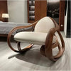 Luxury Leather Accent Armchair - Modern Lounge Chair for Your Living Room - EstaliosShop