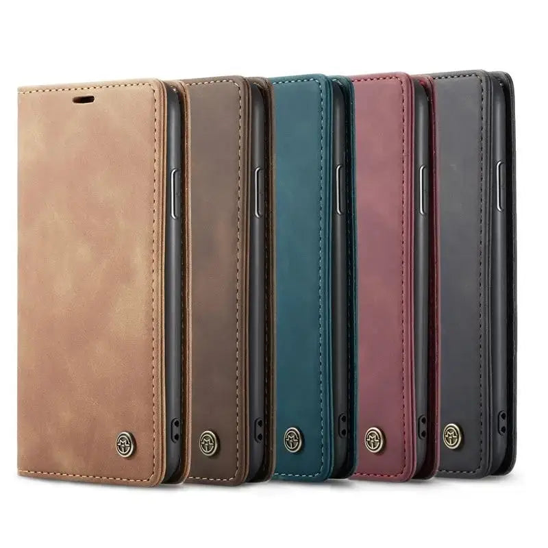 Assorted leather phone wallet cases for Luxury Magnetic Flip Wallet Pro Max Sold