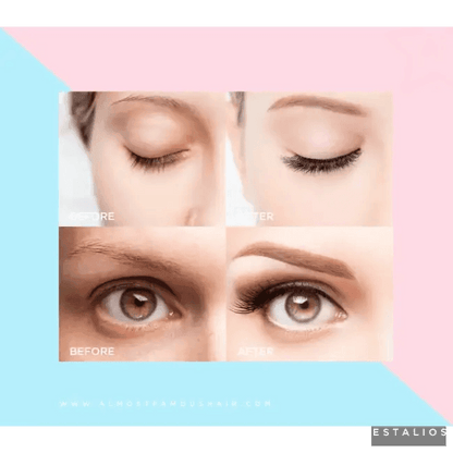 Glam Rose Gold Luxe Makeup & Lash Lifter Set for Flawless Beauty - Estalios
