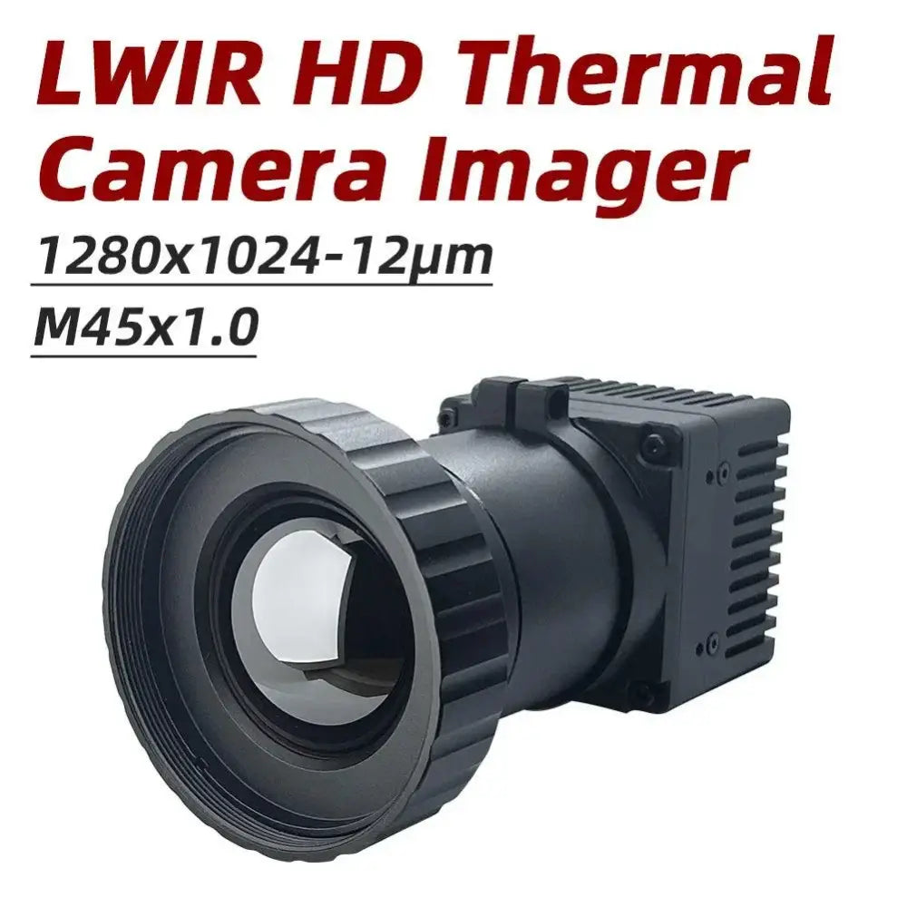 Black LWIR thermal camera imager 1280x1024 for high-resolution thermal imaging