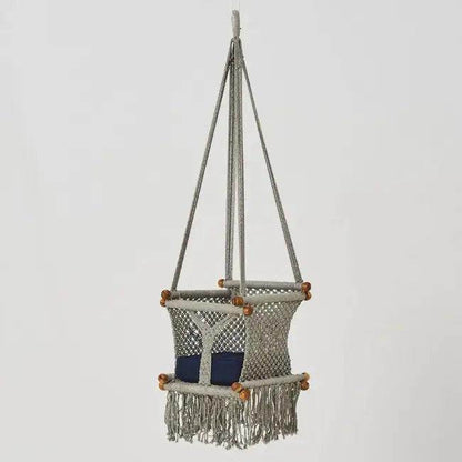Swing Into Style with Our Macrame Baby Swing - Estalios