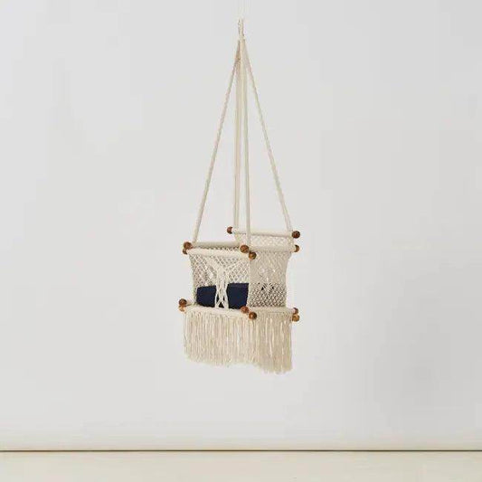 Swing Into Style with Our Macrame Baby Swing - Estalios