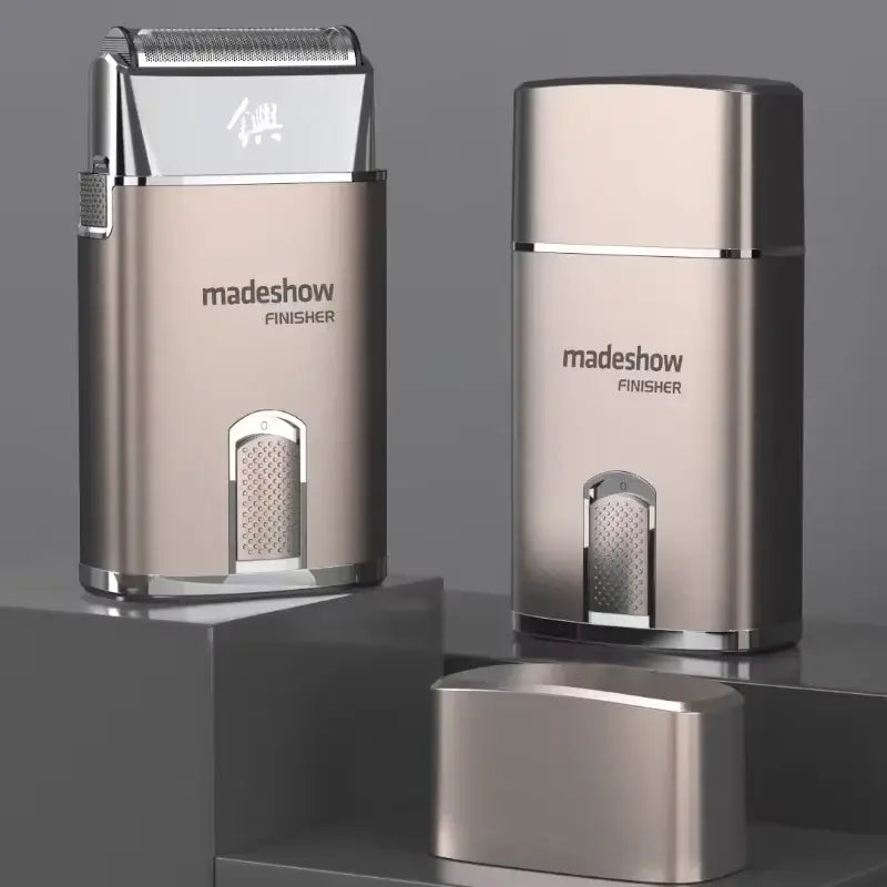 Silver and gold Madeshow M7 Electric shave head shavers for bald men barber use