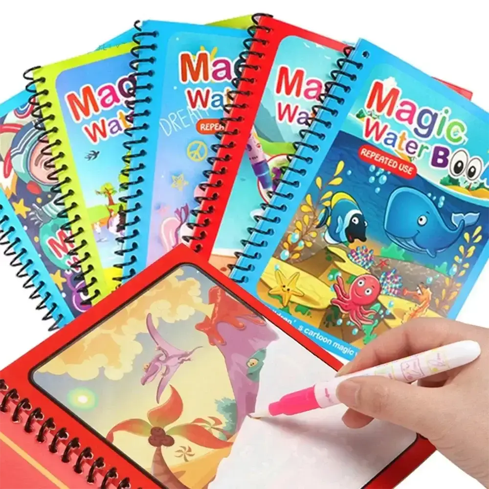 Colorful Magic Water drawing books for endless kids magic water fun!