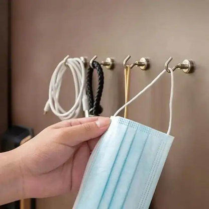 Magnetic Kitchen Magic: Sleek Silver Hooks for Easy Access - Estalios