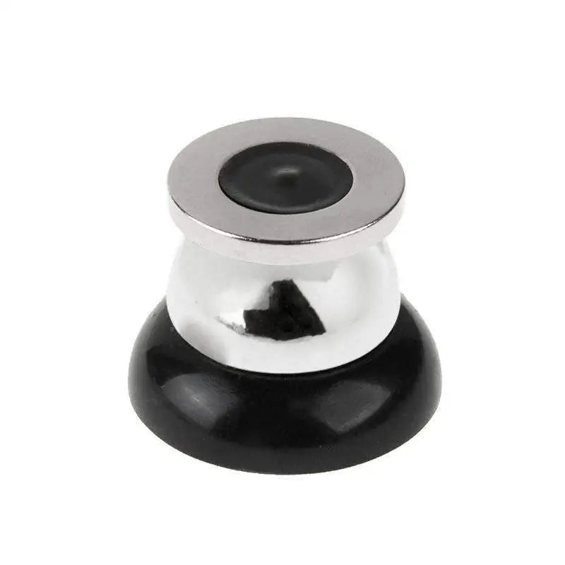 Black and silver magnetic car cell phone holder for easy dash mounting