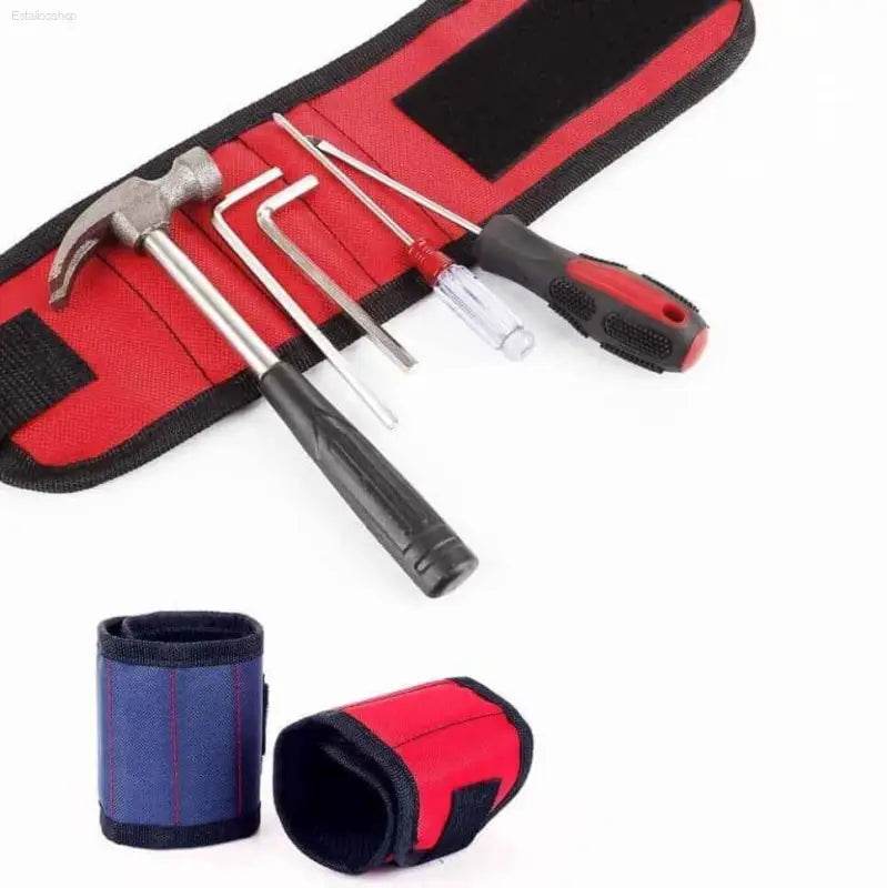 Magnetic Wristbands: Hold Tight & Conquer! Magnetic Wristband: your Third Hand! Okay, Check out this Magnetic Wristband! It's Like - Estalios
