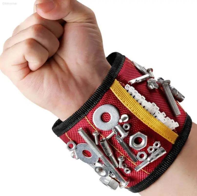 Magnetic Wristbands: Hold Tight & Conquer! Magnetic Wristband: your Third Hand! Okay, Check out this Magnetic Wristband! It's Like - Estalios