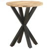 Mango Wood Round Table: Bold Style! Here is the Product Description: Elevate your Space with this Stunning Round Table, a Perfect Blend of Natural Warmth - Estalios