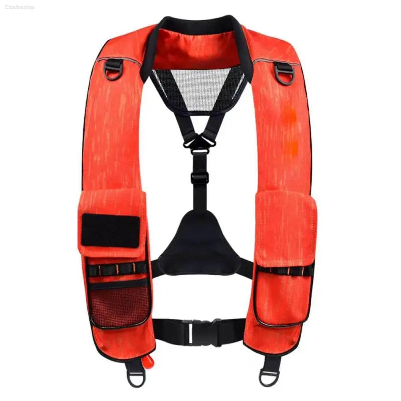 Manual/Automatic Inflatable Lifejacket Adult Lightweight Marine Fishing Portable High Buoyancy Vest Lifejacket - Estalios