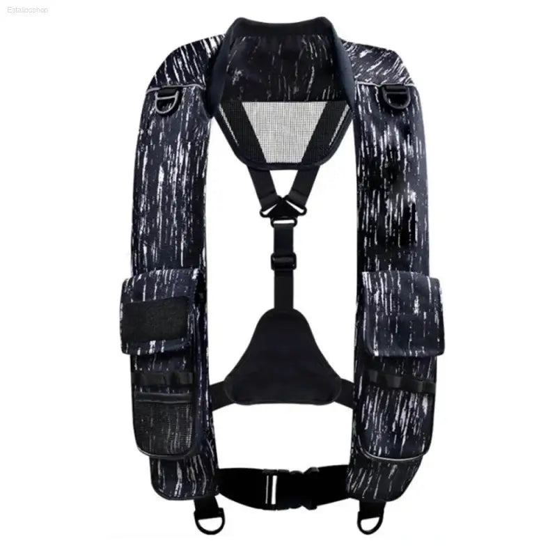 Manual/Automatic Inflatable Lifejacket Adult Lightweight Marine Fishing Portable High Buoyancy Vest Lifejacket - Estalios