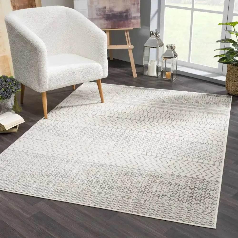 Marash KMRSH-4610 Area Rug with Aztec Moroccan Design - Estalios