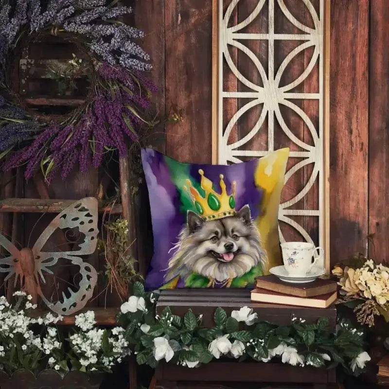 Mardi Gras Dog Pillow: King Rex Rules! Here's the Product Description: Get Ready to Pawty with this Adorable Mardi Gras Dog Pillow! - Estalios
