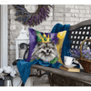 Mardi Gras Dog Pillow: King Rex Rules! Here's the Product Description: Get Ready to Pawty with this Adorable Mardi Gras Dog Pillow! - Estalios