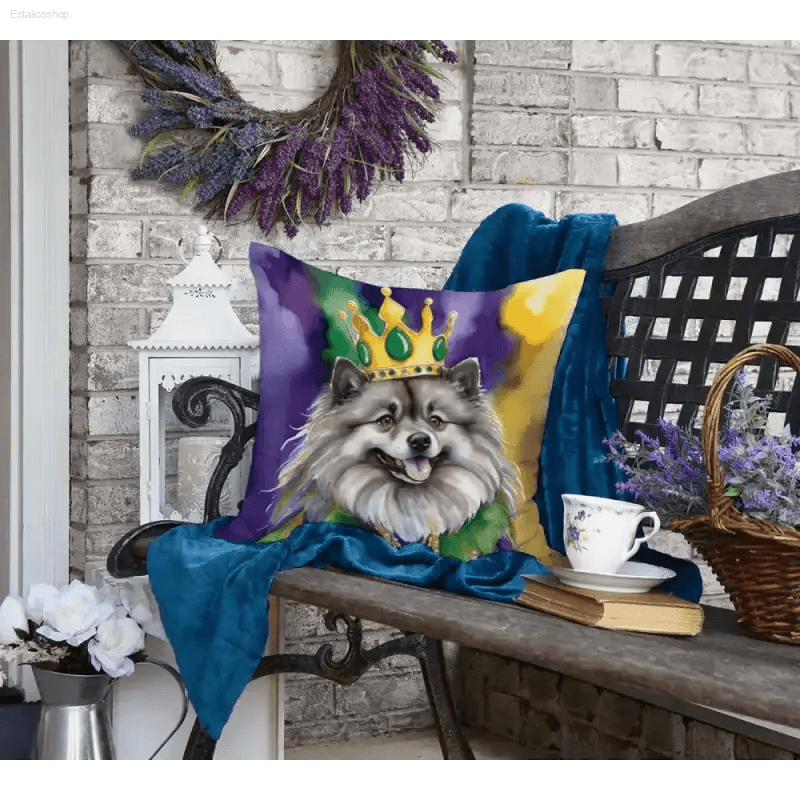 Mardi Gras Dog Pillow: King Rex Rules! Here's the Product Description: Get Ready to Pawty with this Adorable Mardi Gras Dog Pillow! - Estalios