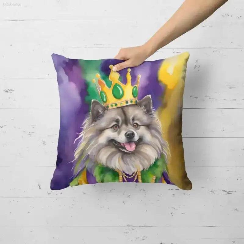 Mardi Gras Dog Pillow: King Rex Rules! Here's the Product Description: Get Ready to Pawty with this Adorable Mardi Gras Dog Pillow! - Estalios