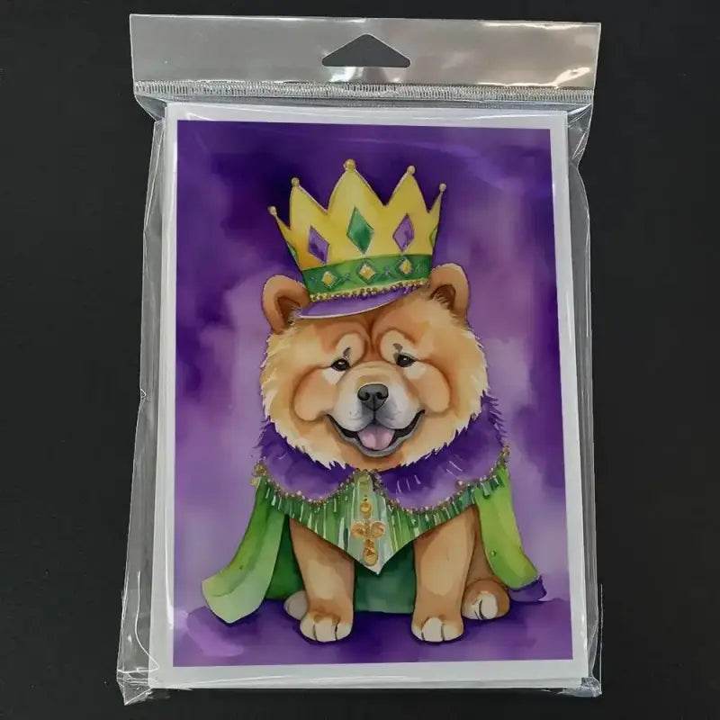 Mardi Gras Pup Postcards: Unleash the Party! Mardi Gras Dog Greeting Cards: Spread the Festive Spirit with these Adorable Dog-themed Cards! - Estalios