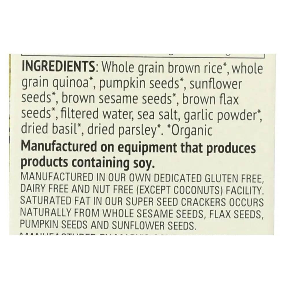 Super Seed Vegan Crackers: Unleash the Crunch! Craving a Snack That's Both Delicious and Good for You? Look no Further! our Organic - Estalios