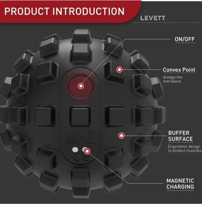 Revitalize Your Muscles with the Black Remote Massage Ball - Estalios